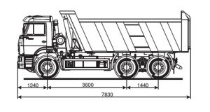 Шасси Камаз-6520