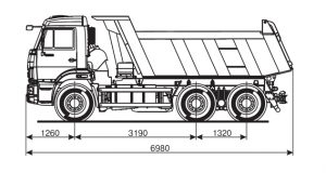 Шасси КАМАЗ-65115